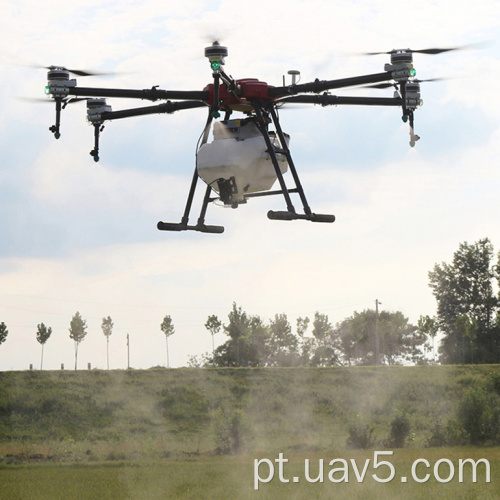 25L de pulverização de pesticidas drones agrícolas com bicos de 6pcs